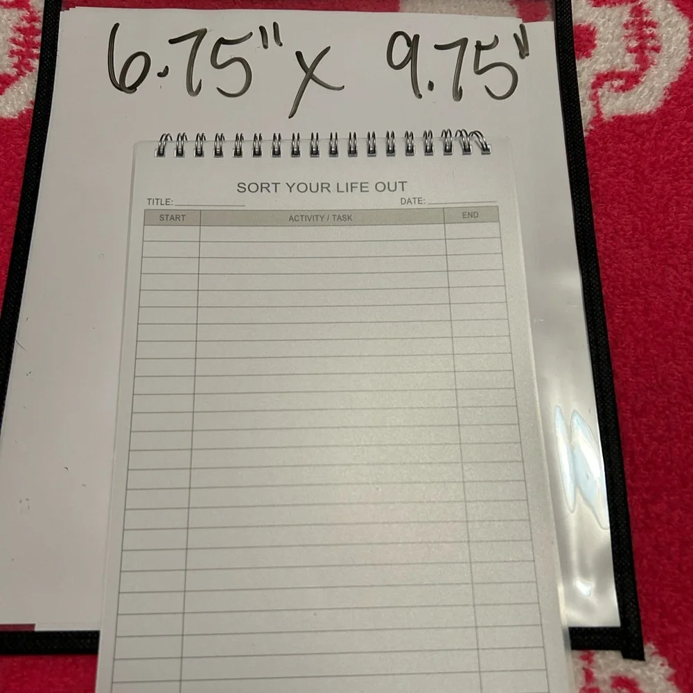 Sort your life out notepad
